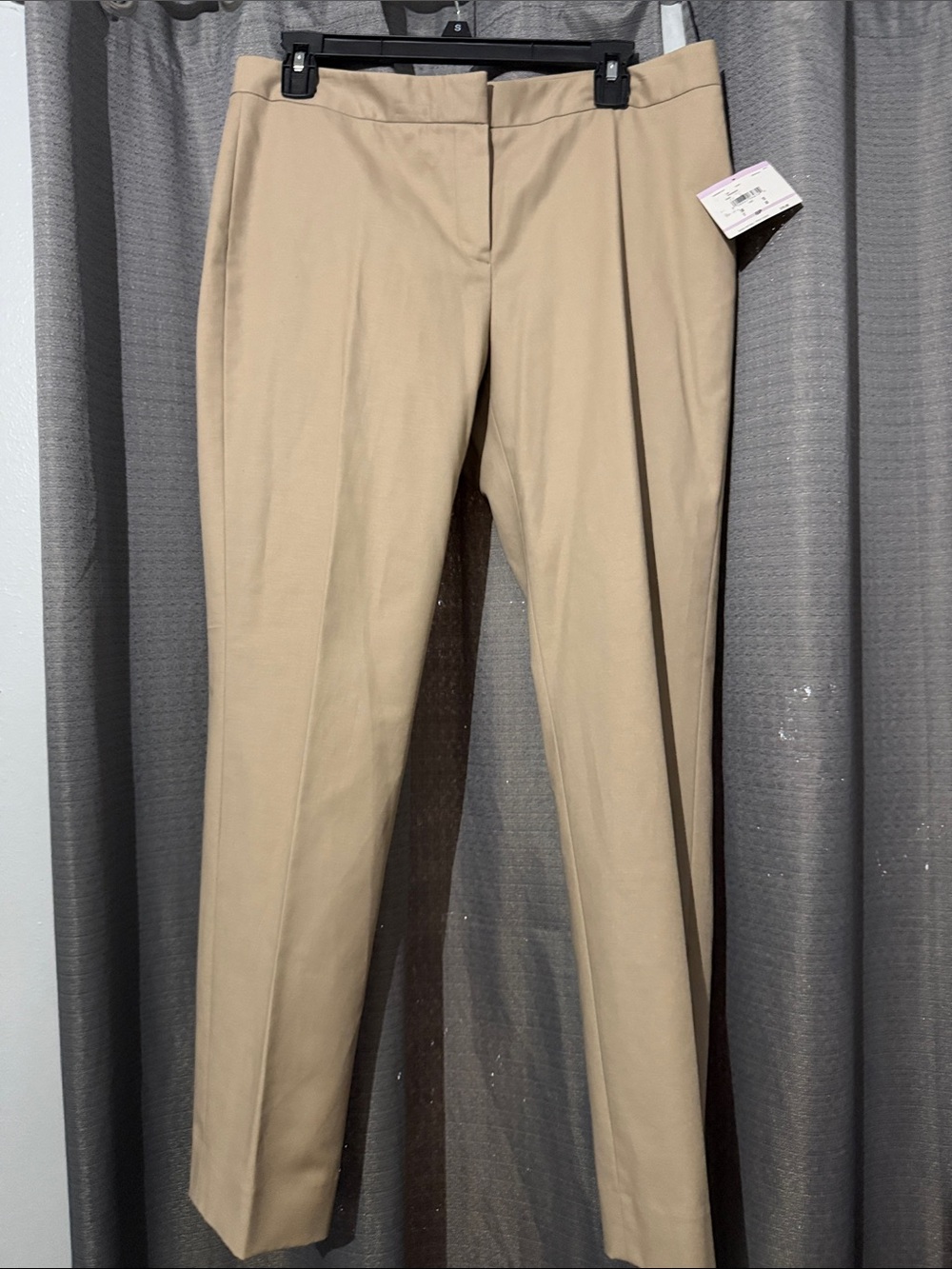 Kasper Women's Beige Straight-Leg Dress Pants